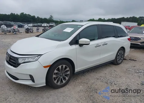 2022 Honda Odyssey Ex-L from USA, damaged, VIN 5FNRL6H79NB036538